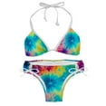 thumbnail image 1 of tie dye27 Adjustable Strap Bikini Set with Detachable Sponge, Two-Pack - Ideal for All Swim Suit Scenes, 1 of 6