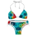 thumbnail image 1 of tie dye56 Detachable Sponge Adjustable Strap Bikini Set Two-Pack, Beach & Pool Scenes, Bikinis Swim Suits, 1 of 6