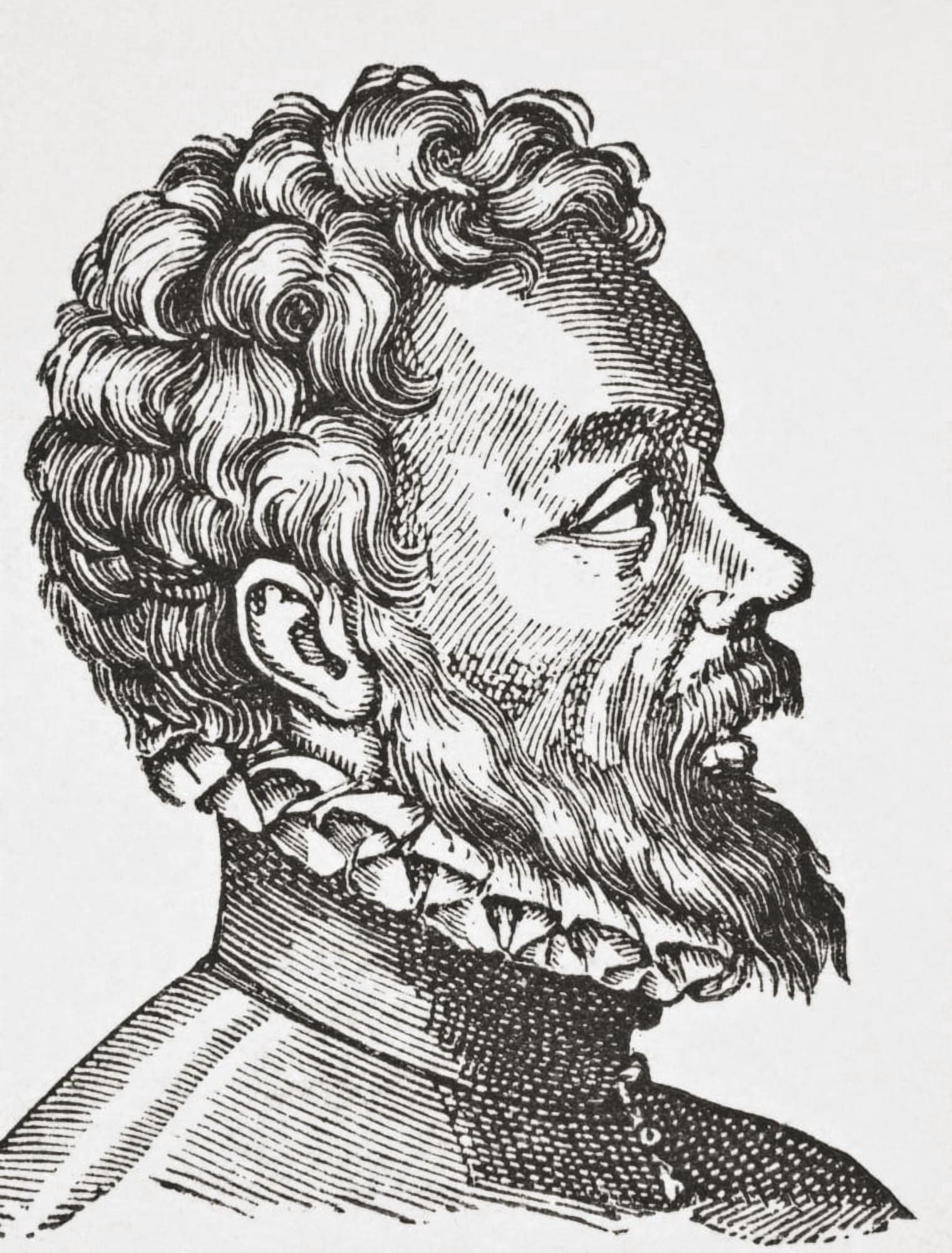 tienne Jodelle Seigneur De Limodin 1532-1573 French Dramatist And Poet From Science And Literature In The Middle Ages By Paul Lacroix Published London 1878 Canvas Art - Ken Welsh Design Pics (24 x 3