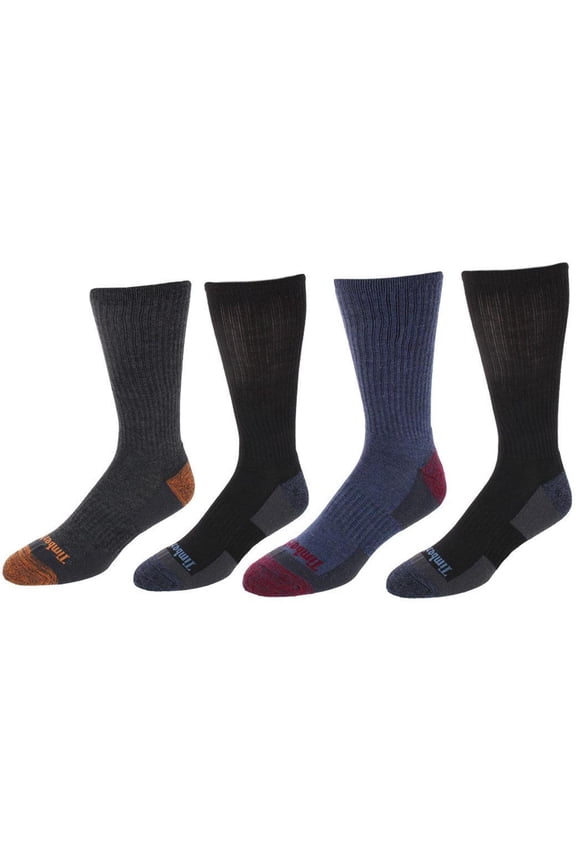 Castleton Comfort Cushioned Crew Socks (4 Pack) (Men)
