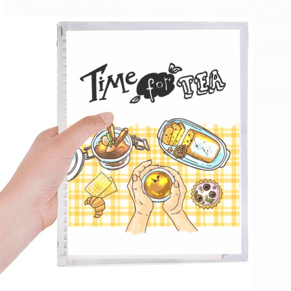 time for tea biscuits chote notebook loose diary refillable journal statiry