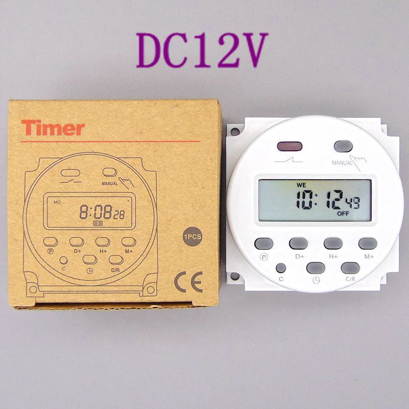 Timer Digitale Programmable CN101A - DC 12V, 17 Impostazioni On/Off, LCD - Foto 5