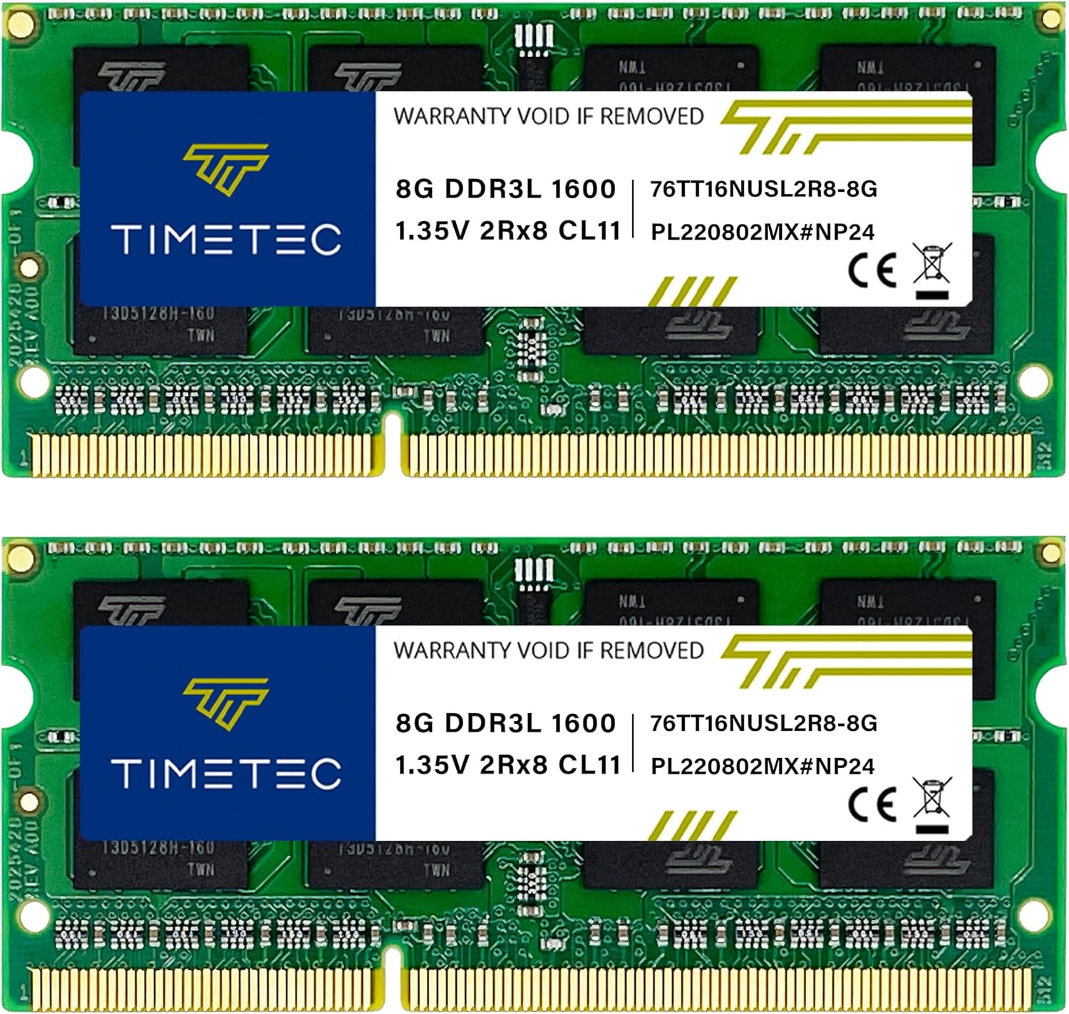 Timetec, Memory Kit, 16GB, DDR3L DDR3 1600MHz, Dual Rank - Walmart.com