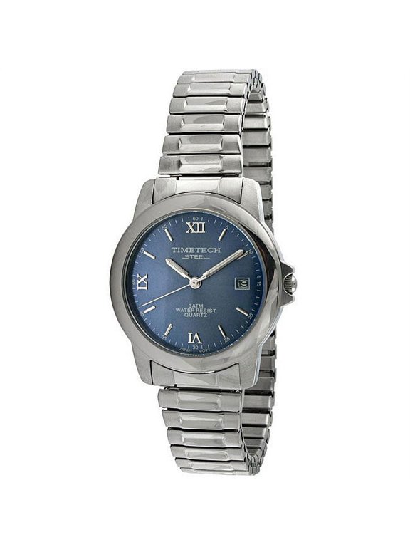 steel 3606m men's steel blue dial expansion watch