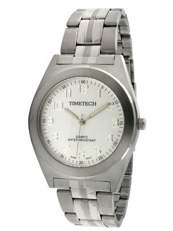 steel 3609m men's steel silver dial bracelet watch