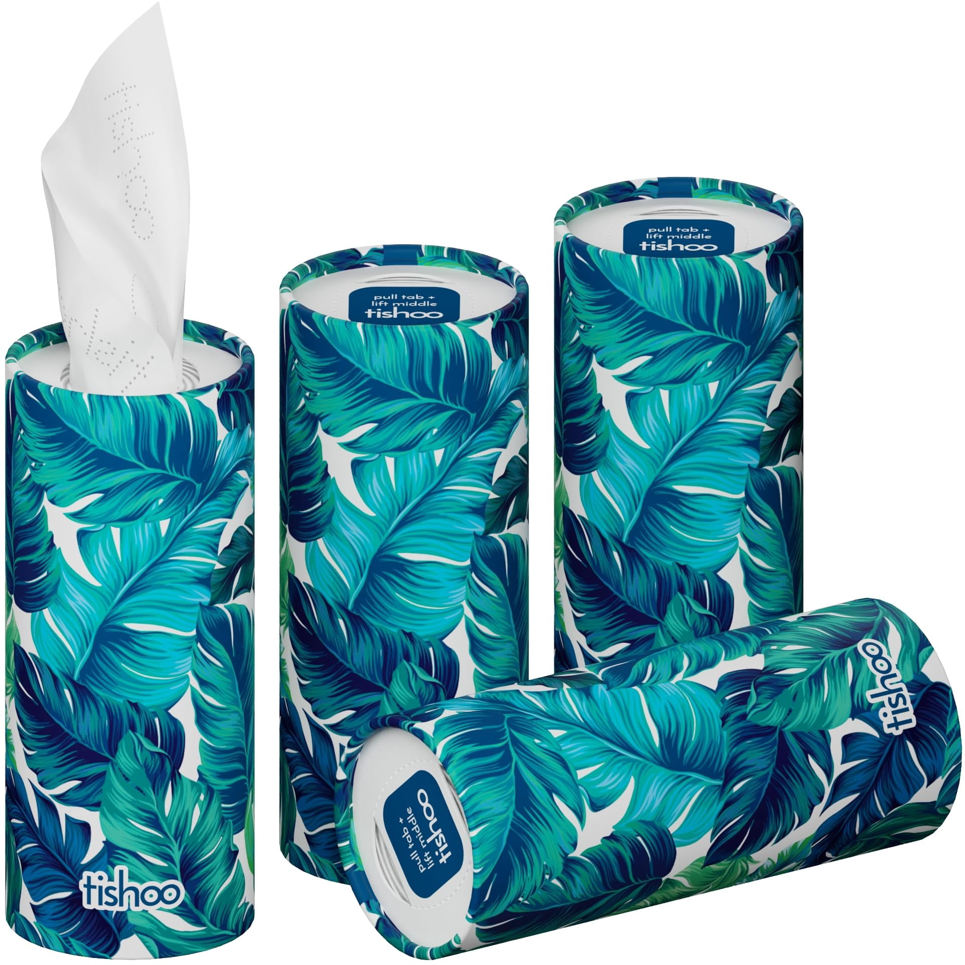 Tgissues tishoo Hyaluronic Acid-Infused Luxury 4-Ply Tissues | 4 Tubes, Leaves ...