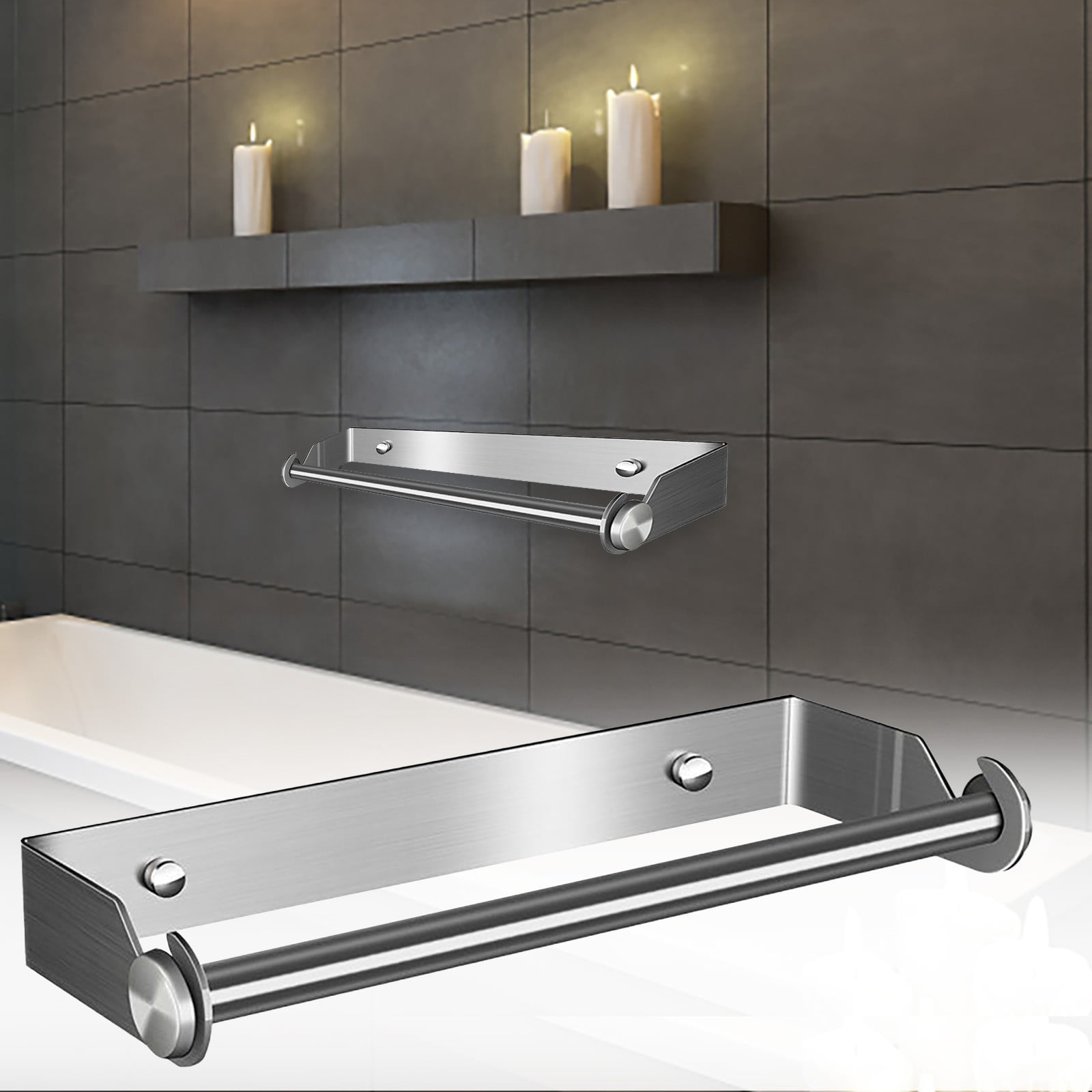 tissue paper holder Paper Towel Holder ONE Hand Tear Adaptive Tension