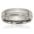 thumbnail image 1 of titanium 6mm wedding band ring, 1 of 9