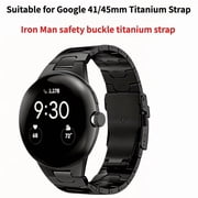 titanium Strap for Google Pixel Watch 4 45mm Mans Metal Band for Google Watch Pixel 3 45mm Luxury Bracelet Accessories