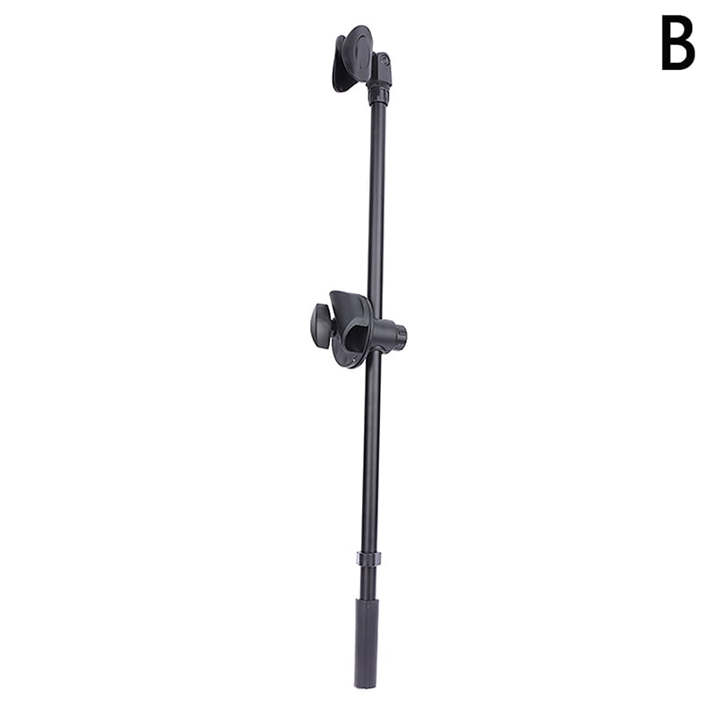 @#titlePre001 55CM Microphone Crossbar Stand Rotating Microphone Stand Screw Boom Arms Mic Clip Phone Holder Extension Bracket @#titleSuf