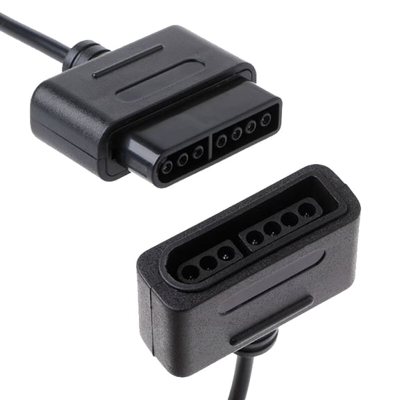 @#titlePre001 DIY Accessories 1.8m Game Controller Extension Cable Data Cord For Super SNES Controller Extension Cable @#titleSuf