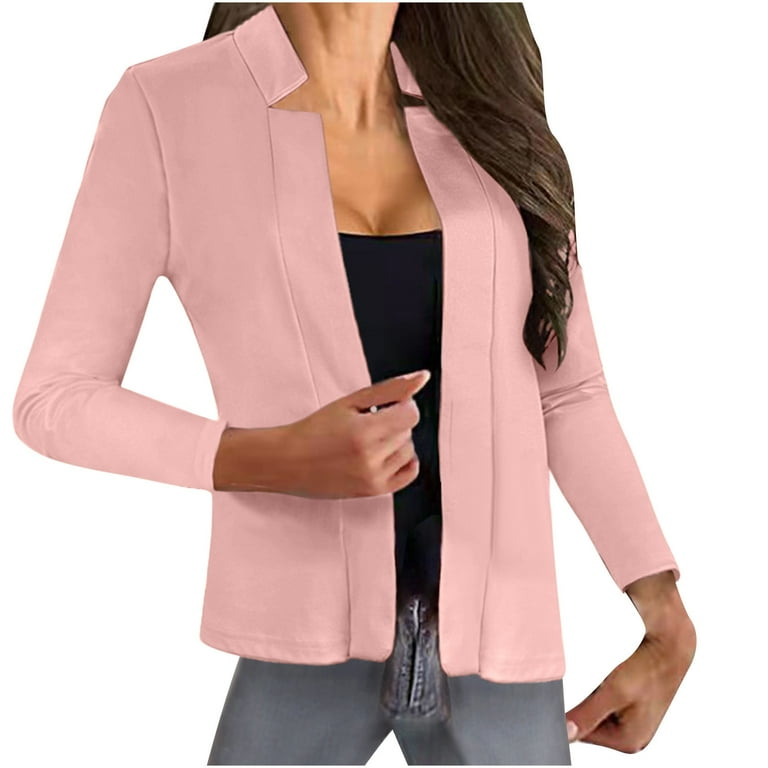 Lapel Solid Color Long Sleeve Cardigan Jacket Lapel Solid Color Long Sleeve Cardigan Jacket