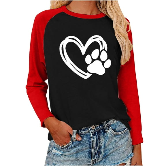 tklpehg Fall Tops for Women 2025 Crew Neck Tops Long Sleeve Tops Solid Color Going Out Tops Comfortable Fall Clothes Leisure Womens Clothes Blouses Pullover Navy XXL