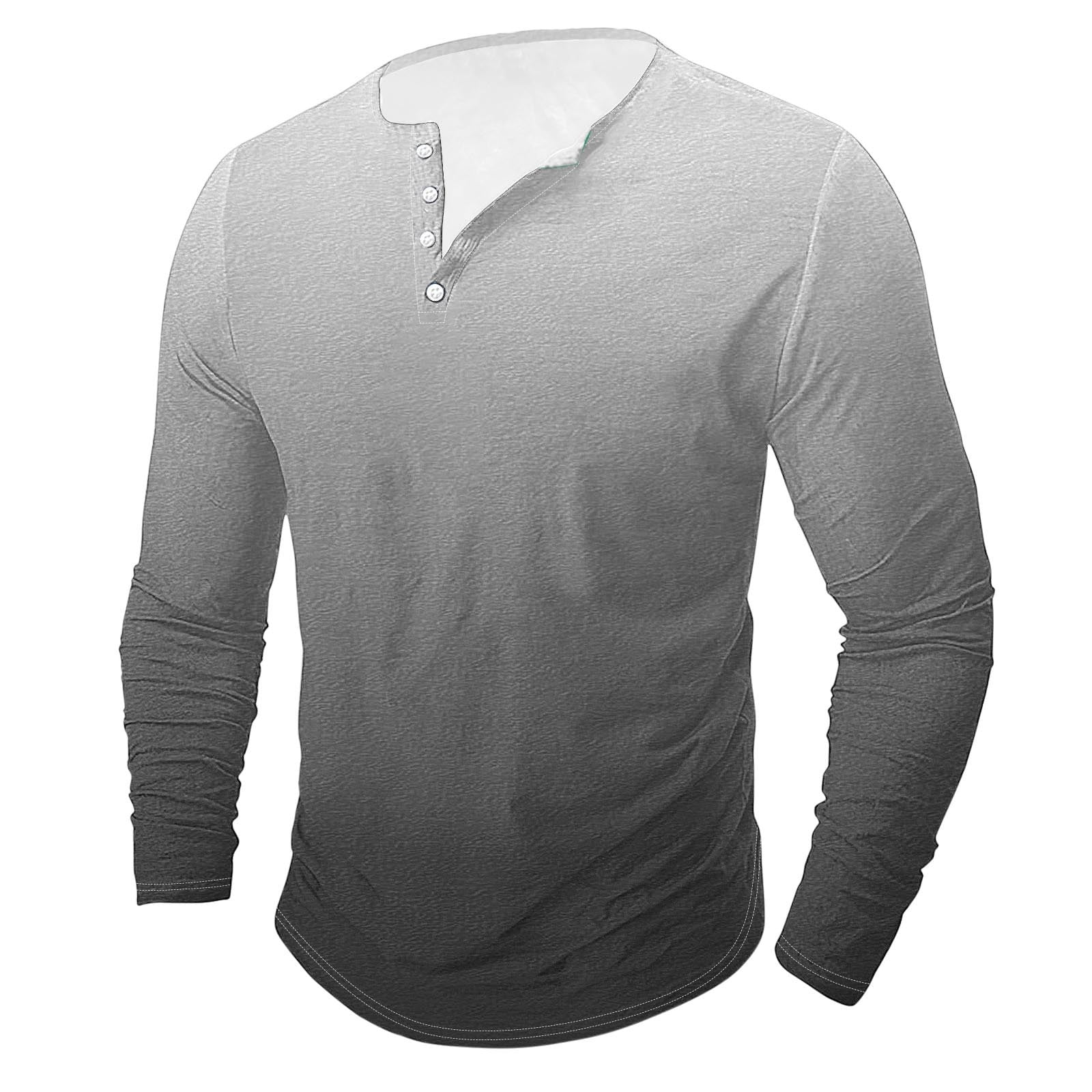 Amazon.com: Men's Casual Muscle Ribbed T-Shirt Long Sleeve V