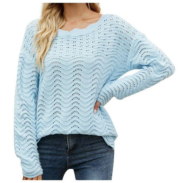 tklpehg Sweaters for Women Trendy Fall Winter Warm Sweater