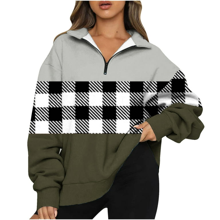 Zip lapel sweatshirt cheap