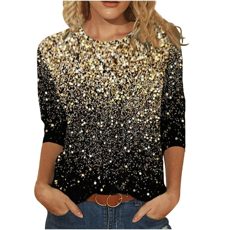 Women's three quarter sleeve sweatshirts hotsell
