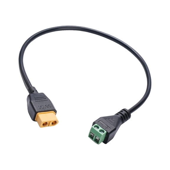 to 2-Pin Connector Extension Cable Solderless Screw Connection for Quick and Reliabled Use 30CM