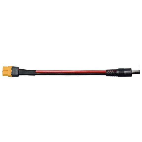 to DC5521 DC5.5x2.1mm Power Cable for FPV Goggles and Solar Charging 12V Voltages
