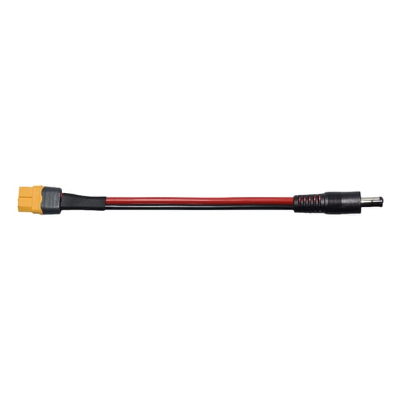 to DC5521 Power Cable Male to DC5.5mmx2.1mm Male Adapter Cord for FPV Display Power Supply and Models