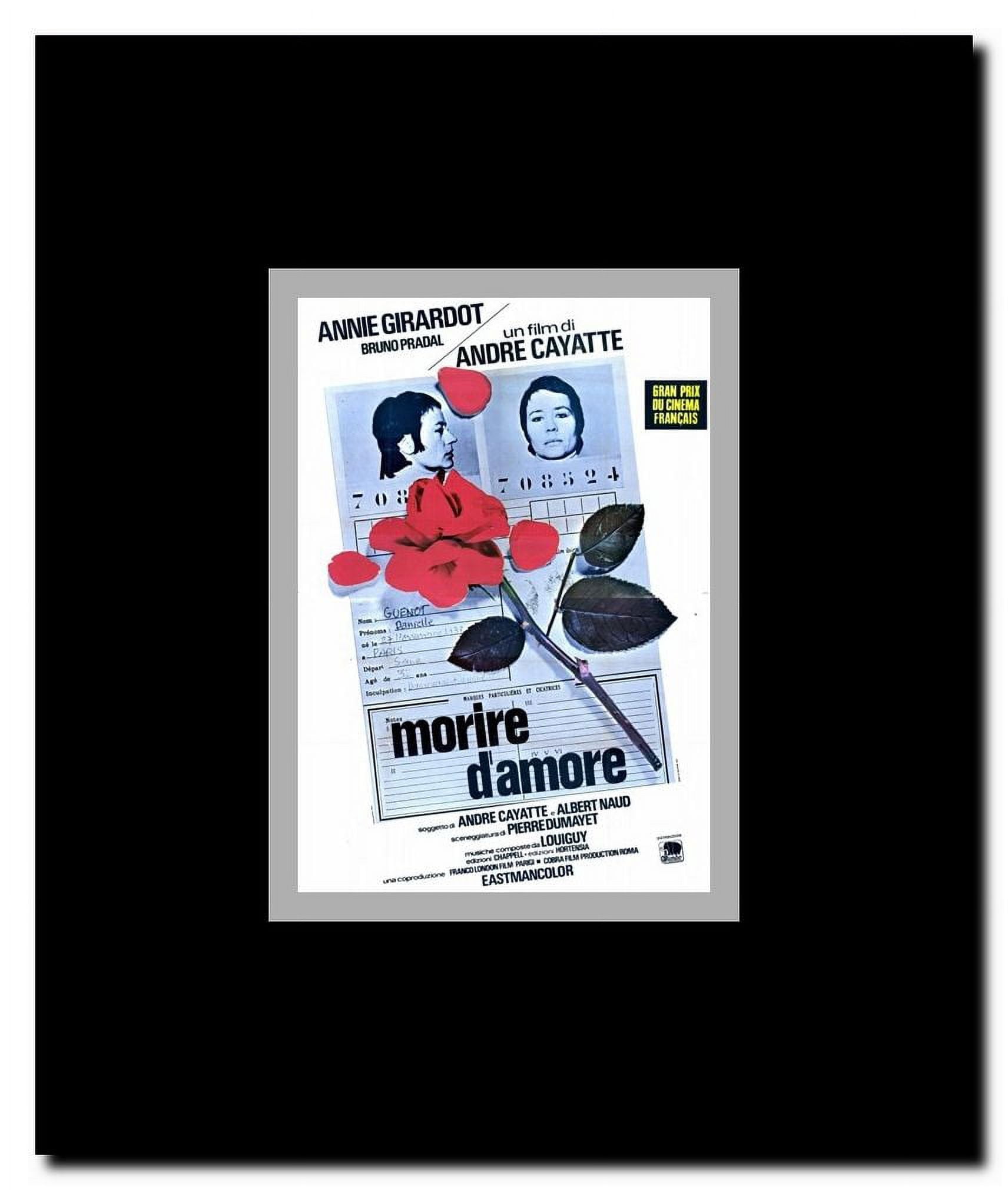 to Die of Love Framed Movie Poster