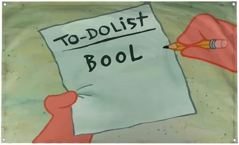  to Do List Bool Flag Banner College Dorm 3x5 Feet Patrick Authentic