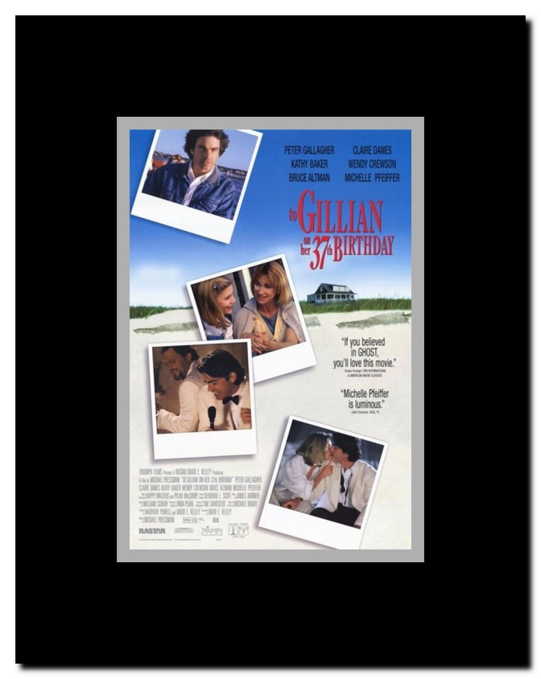 to Gillian on Her 37Th Birthday Framed Movie Poster