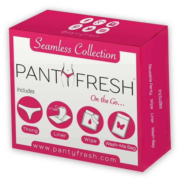 to-Go Panty Kit Includes 4 Items Seamless Thong Underwear Fresh