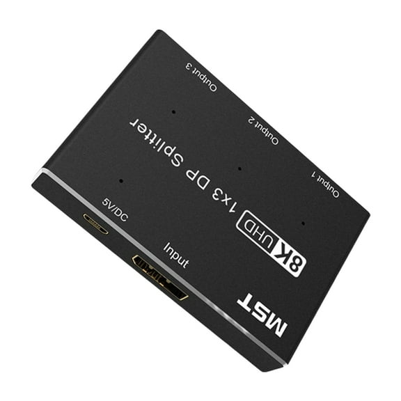 to HDTV Splitter Adapter 8K@60Hz 4K@120HZ 1 in 3 Out Directional Splitter Monitors for PC Host