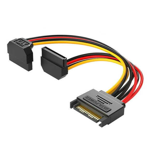 to IDE Power Cable 4 Pin to 15 Pin Extension Cable for Hard Drives
