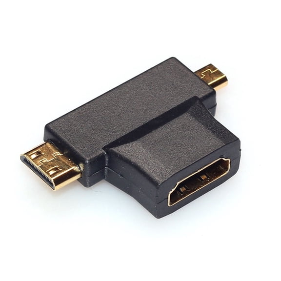 to Micro HDMI 3 1 Male Mini HDMI in HDMI Male Adapter Female + Connector Adapter