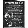 thumbnail image 1 of to My Dad Blanket Dad Gifts from Daughter or Son Birthday Christmas Blankets 50x60 in Gift for Dad, 1 of 6