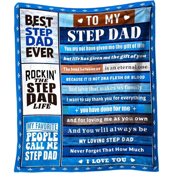 to My Uncle 50X60 Soft Throw Blanket 310 Grams Blue Throw Gifts for Uncles from Nephews Meaningful Father''s Day Present for Your Uncle at Christmas