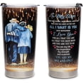 thumbnail image 1 of to My Wife Tumbler Personalized Coffee Tea Wine Tumbler Custom Name Tumbler Gift for Valentine''s Day Wedding Anniversary From husband, 1 of 6