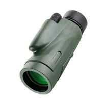10x42 Monocular Telescope for Adults High Powered, HD Monoculars with Smartphone Adapter & Tripod, Compact Monocular for Bird Watching Hiking Camping Hunting Travel, Green