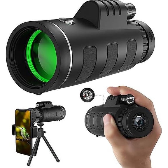 40x60 High Power HD Shimmering Telescope Outdoor Photo Monocular Cell Phone Monocular Telescope for Outdoor Sports, Observing Animals, Mountaineering, Camping, Travel