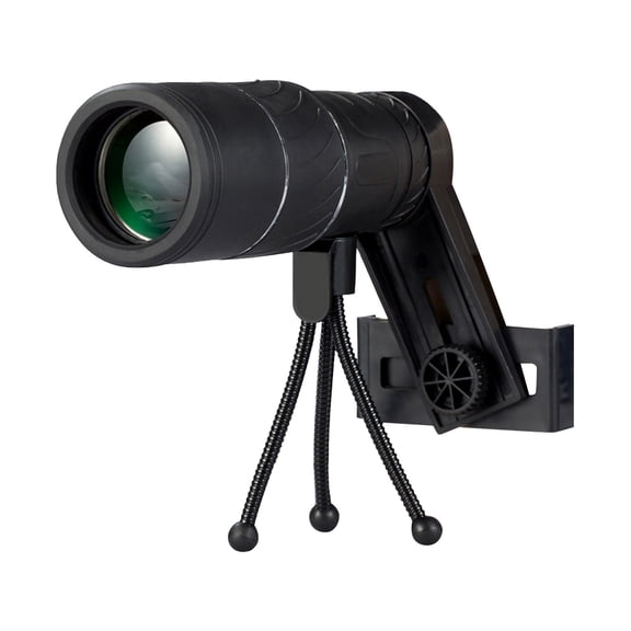 2026 New 16x52 HD High Powered Monocular Telescope with Smartphone Adapter and Tripod,Monoculars for Adults,BAK-4 Prism and Clear View,Monocular for Birdwatching