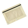 thumbnail image 1 of Adorable Zipper Pencil Pouch, Cute Zippe Pouch for 3 Ring Binder, Sturdy Binder Pouch with Smooth Zippers, Perfect for Office Supplies, Portable Pencil Bag, Beige, 1 of 6