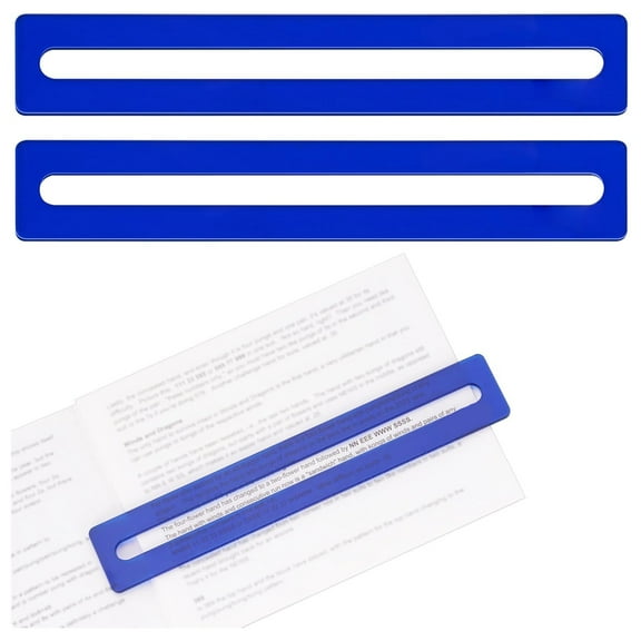 Mahjong Line Finder,2 Pack Bright Mahjong Rules Helper,Beginner Mahjong Rules Reader,Perfect Mahjong Gift for Players(Blue)