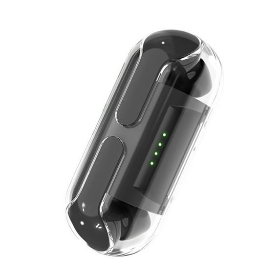 Wireless Earbuds Bluetooth Headphones 80hrs Playback Ear Buds Power Display with Noise Canceling Mic with Earhooks for Sports/Workout/Running