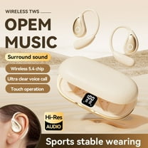 True Wireless Deep Bass Sound Earbuds, Bluetooth 5.2, Water & Dust Resistant, Hands-free call with VoiceAware, Up to 32 hours of battery life