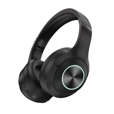 Wireless Bluetooth Headphones for Kids with 30H Battery Life, 85dB Safe Volume Limit, Built-in Microphone - Kids On-Ear Earphones for iPhone, iPad, & More - Purple w/Case