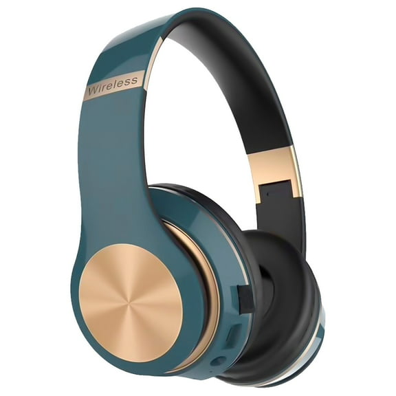 Wireless On-Ear Bluetooth Headphones, Active Noise Cancelling, Up to 60 Hours Battery, Sweat Water Resistant, Foldable and Durable, Microphone