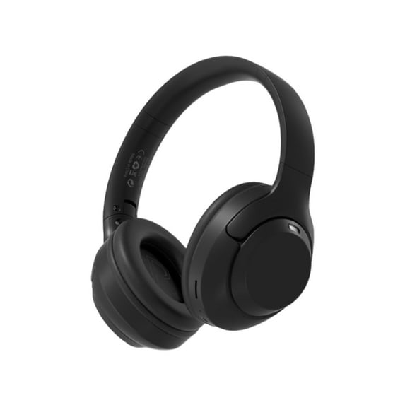 Wireless Over-Ear Bluetooth Headphones, Deep Bass, 60H Playtime, Hi-Res Audio, Detachable Ear Cushions, Multipoint Connection