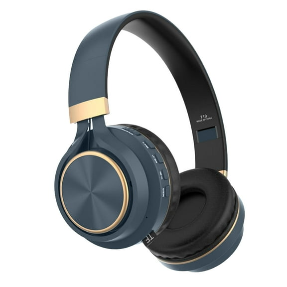 Hybrid Active Noise Cancelling Headphones, Wireless Bluetooth Headphones with Built-in Microphone, Foldable Deep Bass Over Ear Headphones, 60H Playtime Headset for Travel, Work, Gym