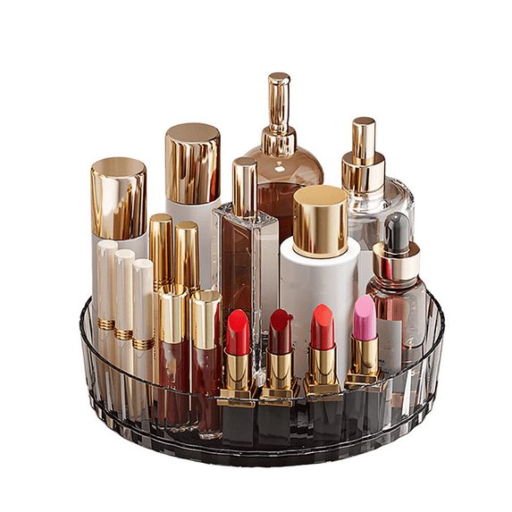 Lazy Susan Organizer 8.5 inch Lazy Susan Turntable for Cabinet, Rotating Spice Organization for Cabinet, Kitchen, Table Top, Countertop, Pantry Fridge Organizers and Storage, Gray