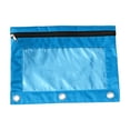 thumbnail image 1 of Pencil Pouch for 3 Ring Binder bulk Binder Pencil Pouch with Zipper, Pencil Pouch Bags for Box Pencil Case for Storing Office Supplies,Sky Blue, 1 of 3