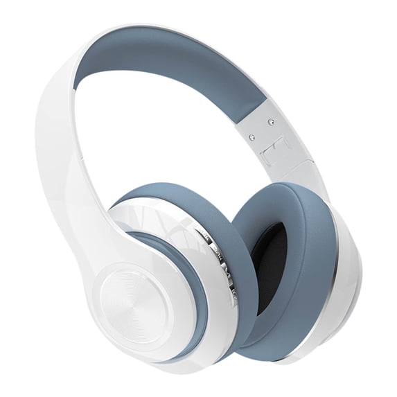 Wireless 2.0 Bluetooth On-Ear Headphones, 20+ Hour Battery, USB-C Charging, Microphone, Analog Audio Pass Through, Retro Style