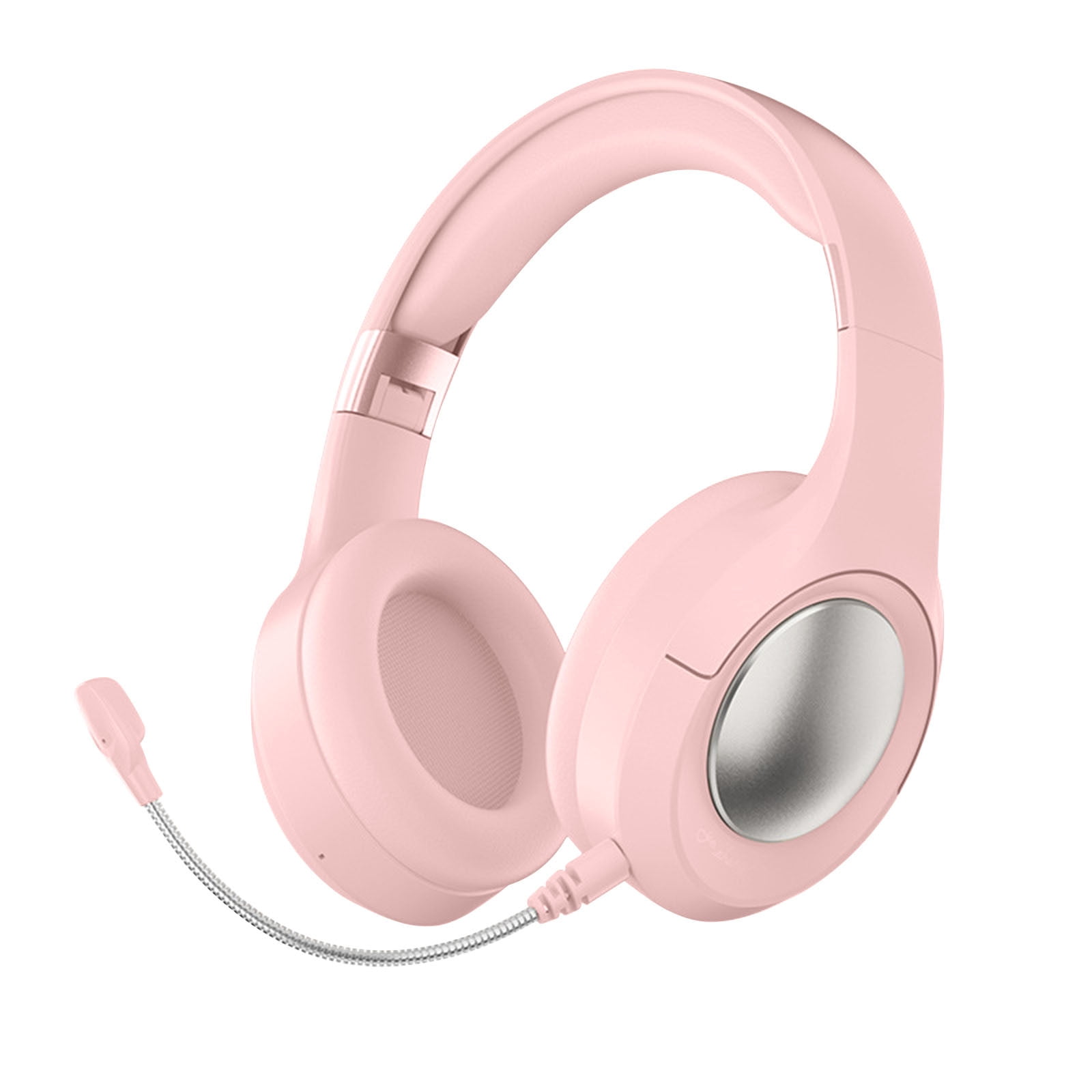 Wireless Over Ear Headphones, 50H Playtime Foldable Lightweight Bluetooth Headsets, Deep Bass, Built-in Microphone, Memory Foam Earmuff, for Travel, Home Office