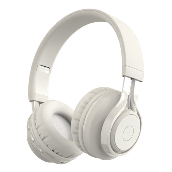 Wireless Over-Ear Bluetooth Headphones with Charging Cable, Noise Isolating, Up to 36 Hours Battery, Foldable Lightweight Design, Microphone for iPhone Android